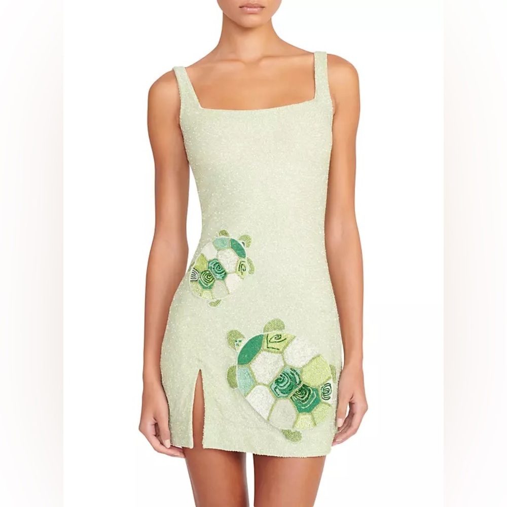 STAUD Le Sable Beaded Turtle
Minidress